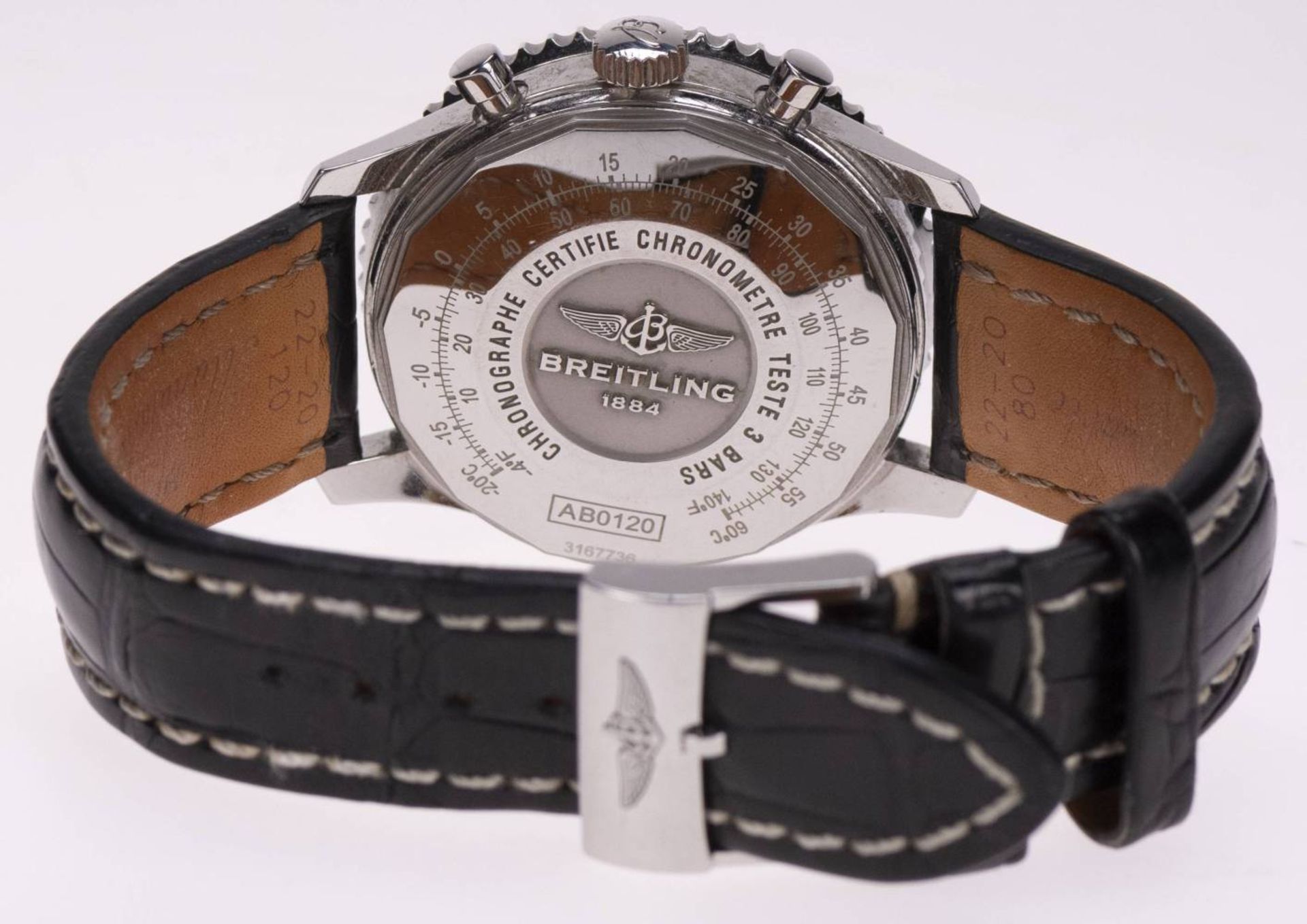 Breitling Navitimer 01 Herren Armbanduhr. Ca. 43mm, Edelstahl, Automatik. Ref.-Nr.: AB012012/BB02. - Bild 3 aus 8