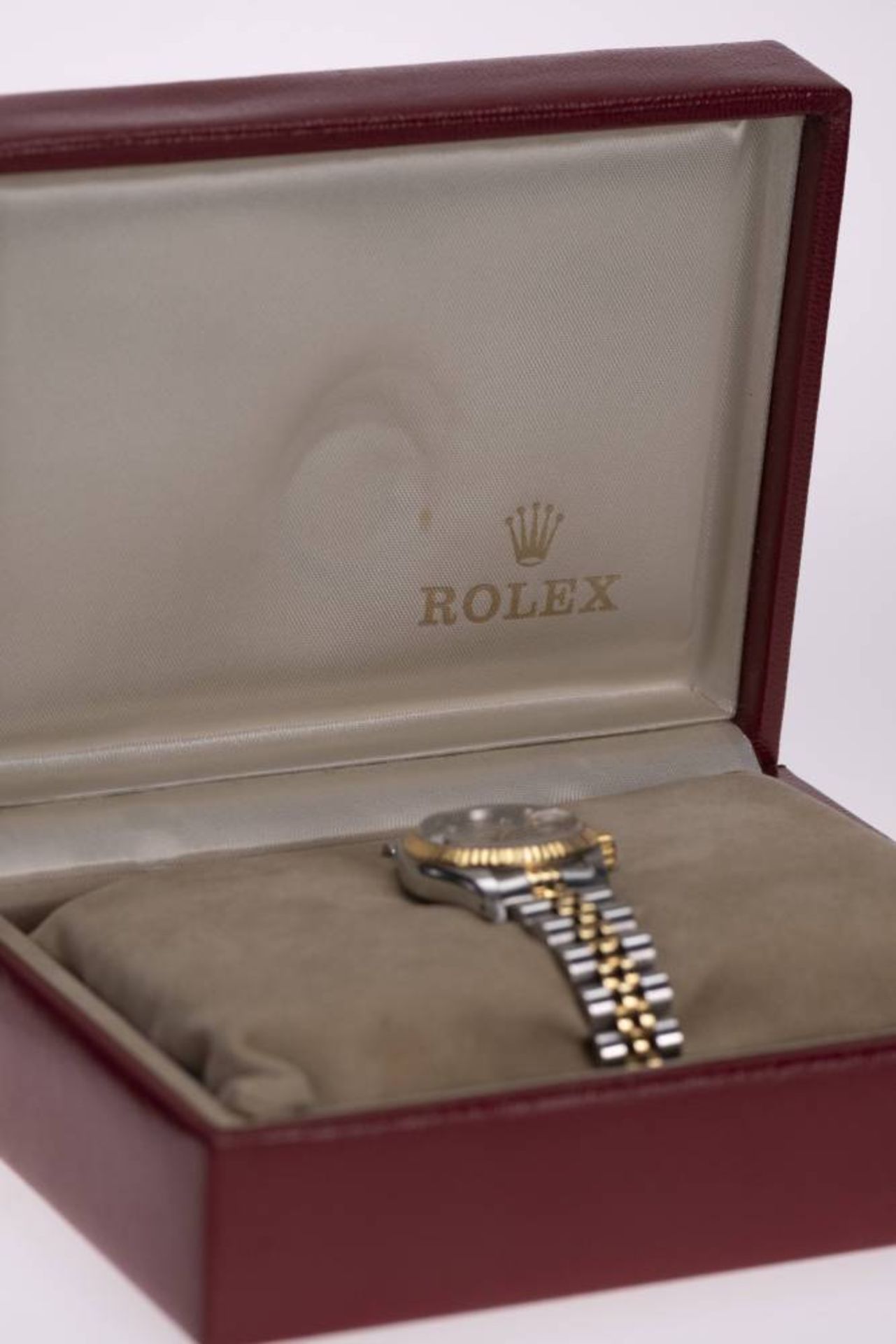 Rolex Datejust Damen-Armbanduhr. Ca. 26mm, Edelstahl, Automatik. Silberfarbendes Ziffernblatt mit 10 - Bild 5 aus 6