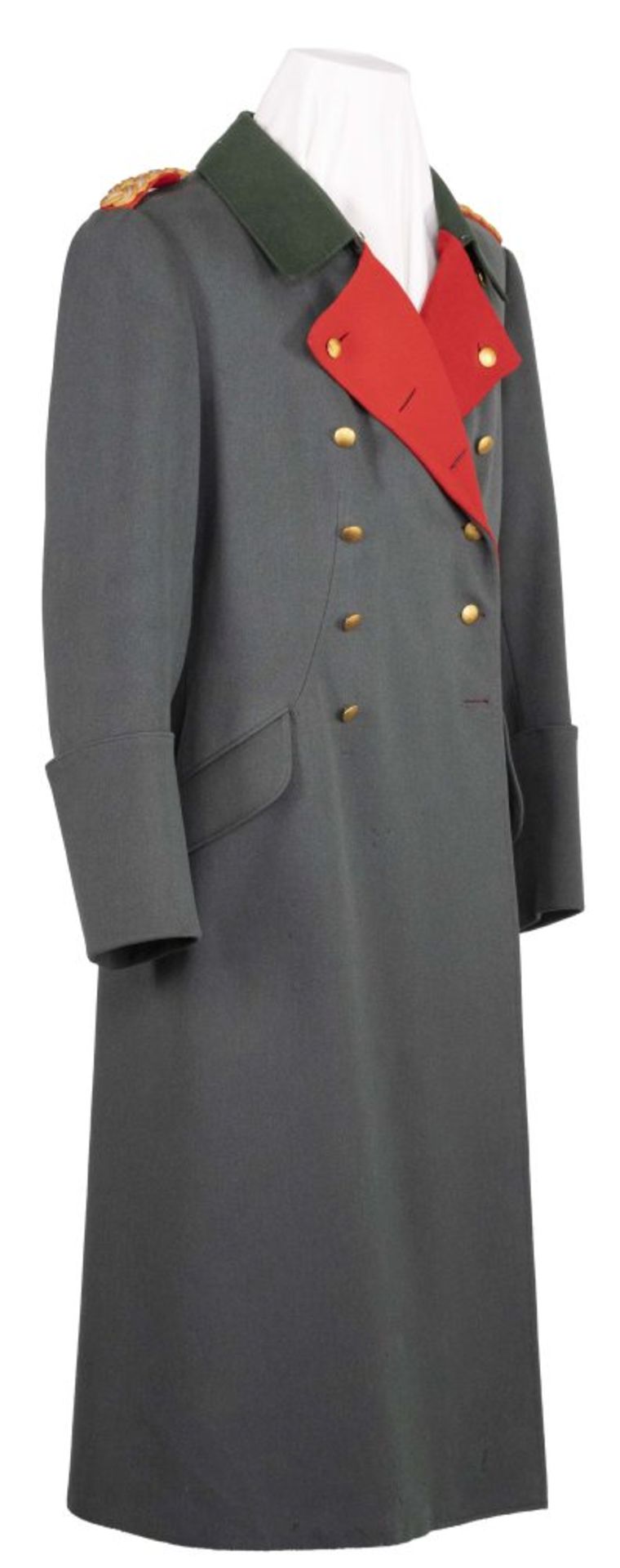 Wehrmacht Mantel für einen Generalmajor, Eigentumsstück, Tuch in feiner Offiziersqualität,