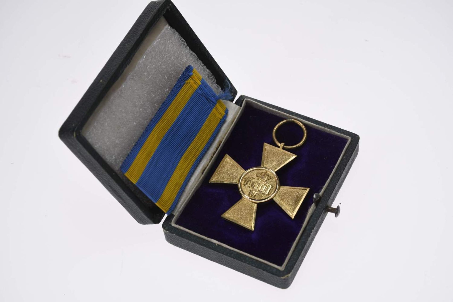 Preußen, Dienstauszeichnung, Kreuz für 25 Dienstjahre der Offiziere, 4. Form (1875-1894), Bronze