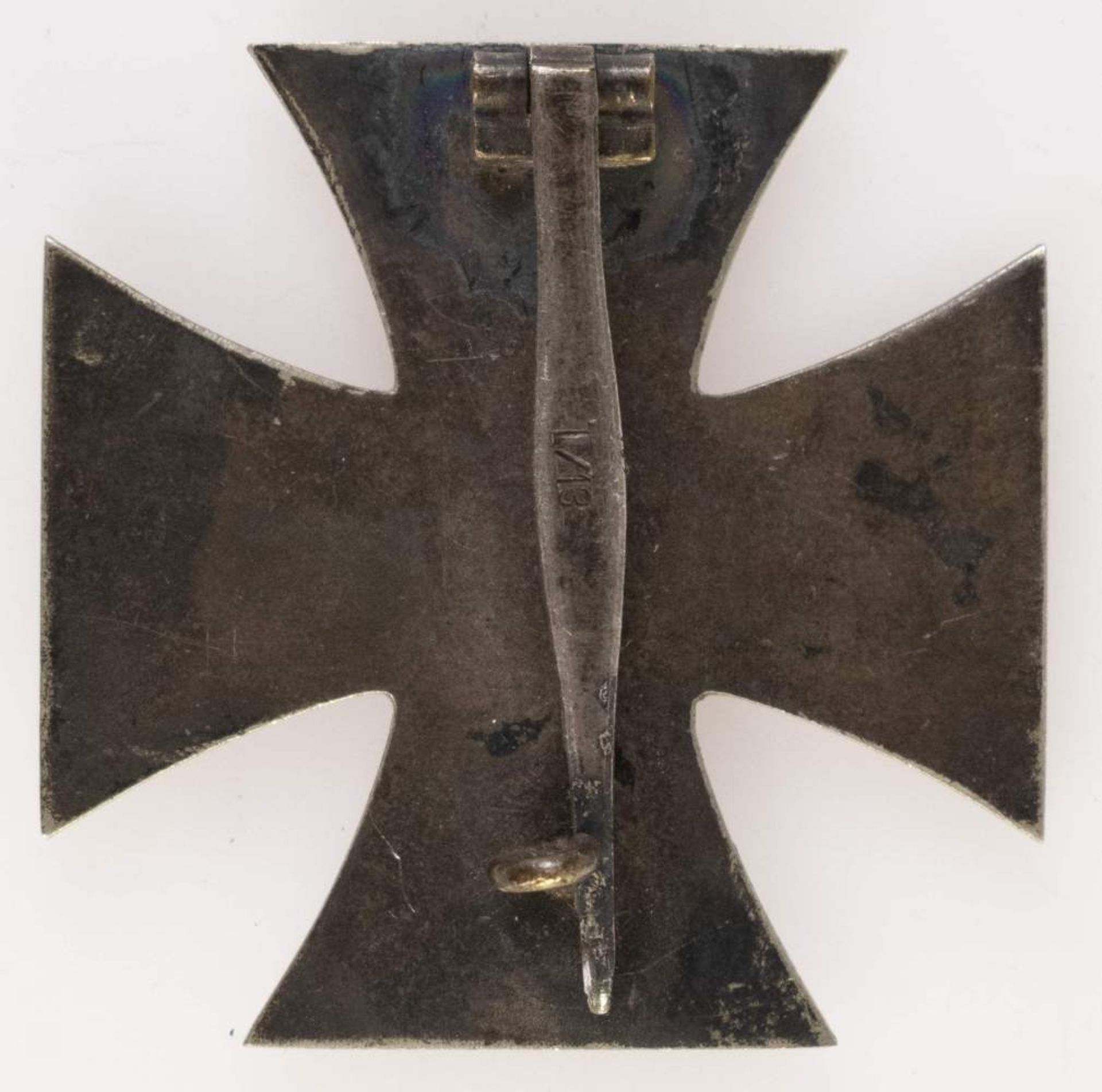 Eisernes Kreuz 1939 1. Klasse, magnetisch, flach, auf Nadel Hersteller "L/13" für die Firma Paul - Image 2 of 2