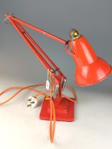 Herbert and Terry and sons 2 step based angle poise lamp with 3 springs base 15 x 15cm 