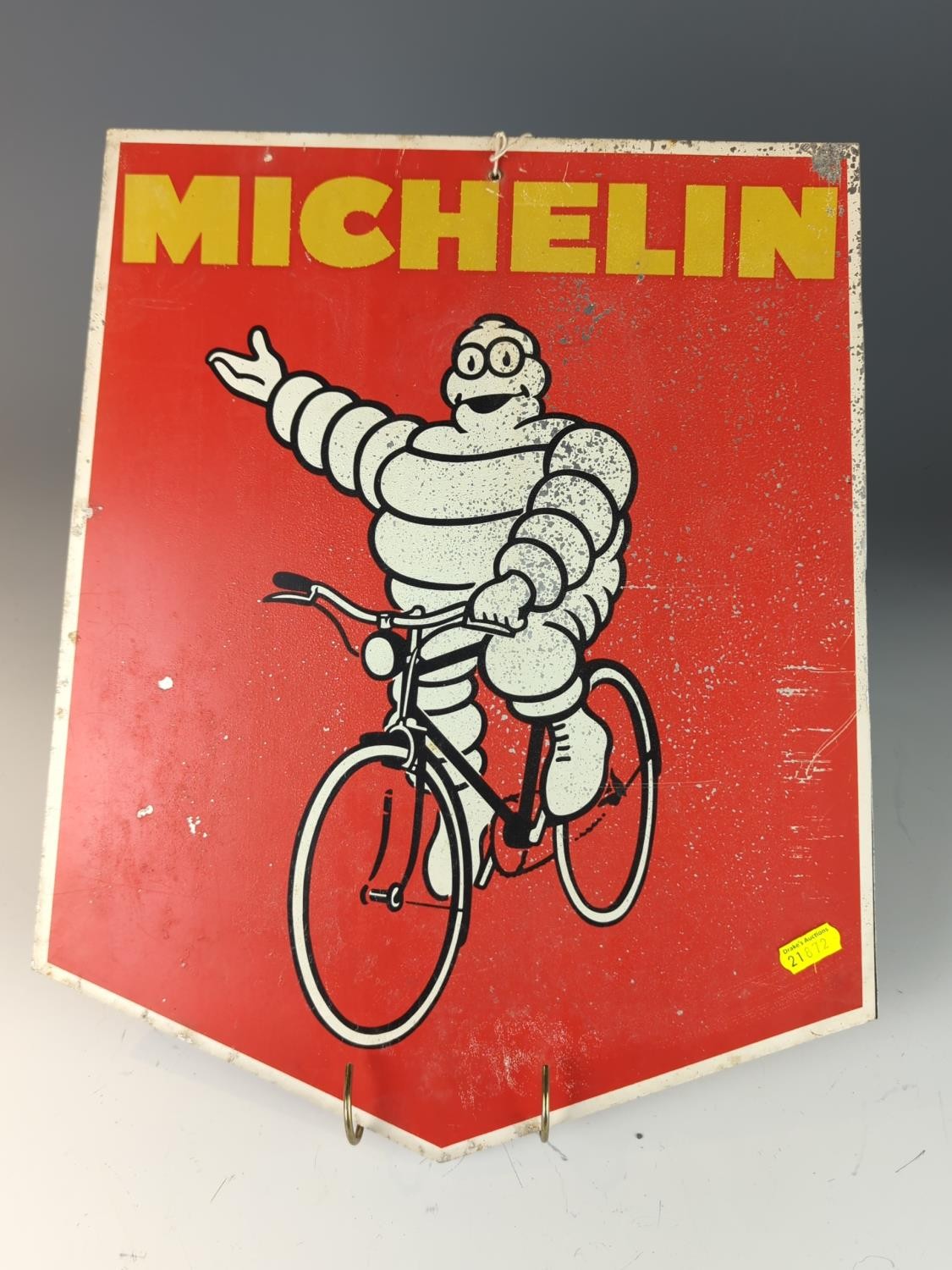 Double sided Michelin sign in metal W35 H42cm - Image 2 of 2