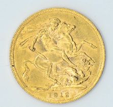 George V 1912 full sovereign 