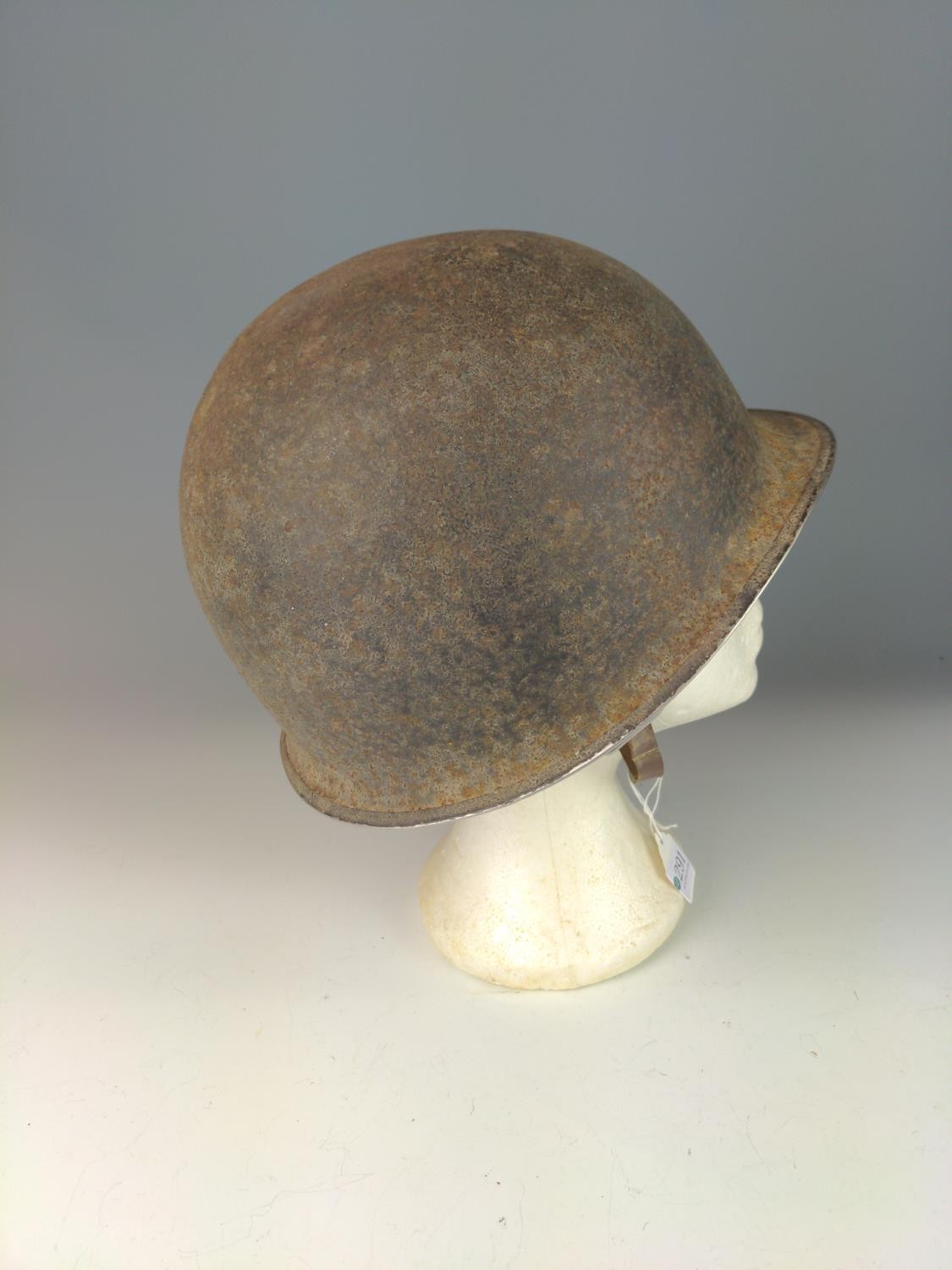 WWII US M1 type helmet.   - Image 2 of 8
