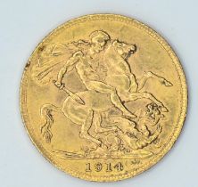 George V 1914 full sovereign