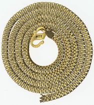 22ct gold scrap chain (broken near clasp). 14.23g. 