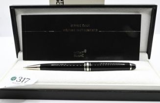 Montblanc Meisterstück Prix mechanical pencil, serial no. IY1618570, with service guide booklet, box