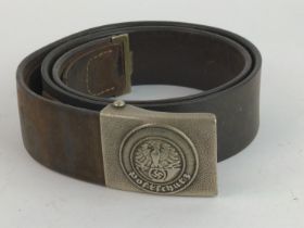 German Third Reich Postschutz (postal defence) belt and buckle