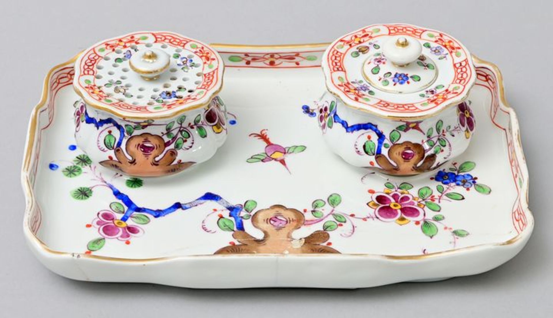 Schreibzeug Meissen/ writing set