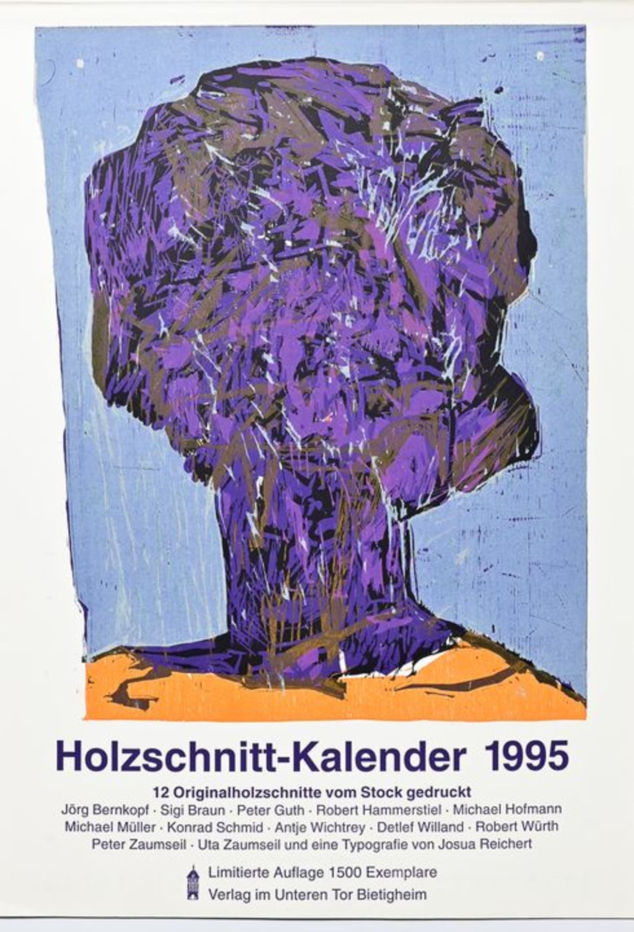 Holzschnitt-Kalender 1995 / Wood-cut calendar 1995