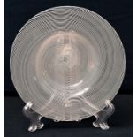 Glastellerchen Fadenglas/ glass plate