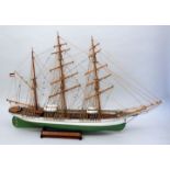 Großes Schiffsmodell/ ship model