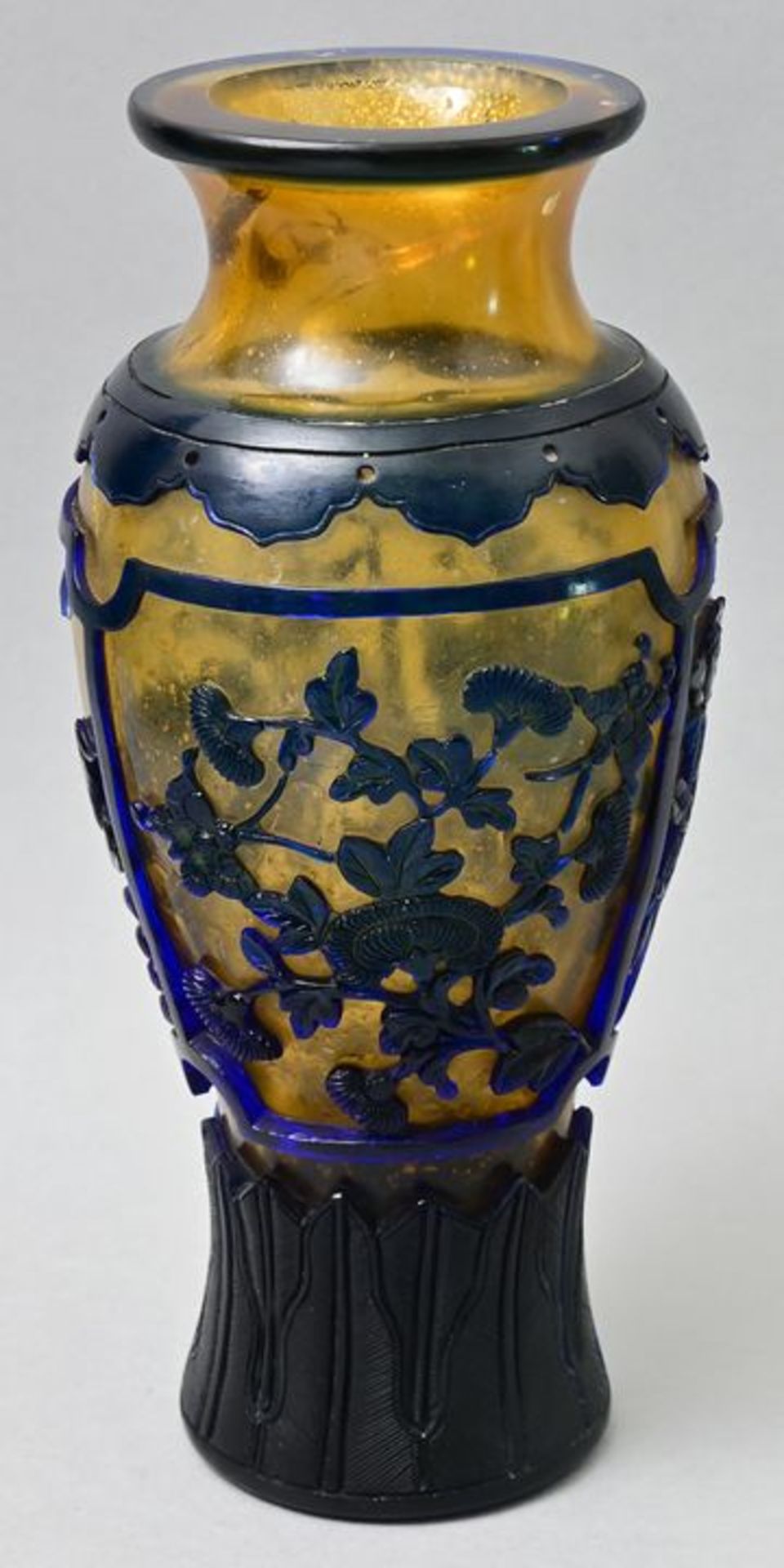 Vase Peking-Glas/ Peking glass vase - Bild 5 aus 8