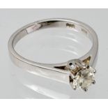 Ring mit Solitär/ ring with diamond