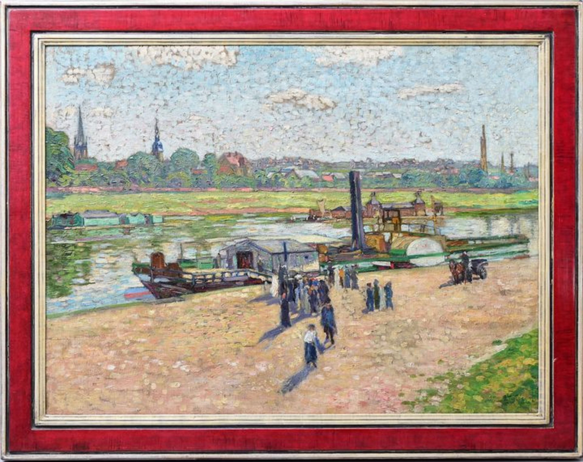 Scharfe: An der Elbe bei Dresden / landscape - Image 2 of 7