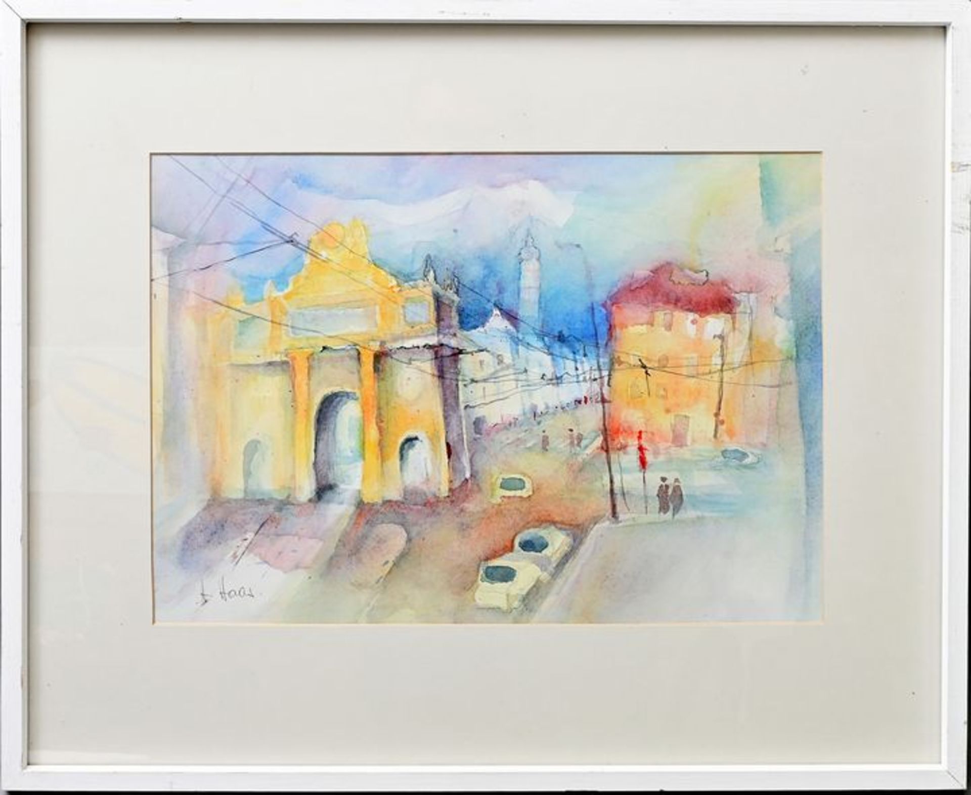 Aquarell: Innsbruck/ watercolour - Image 2 of 5