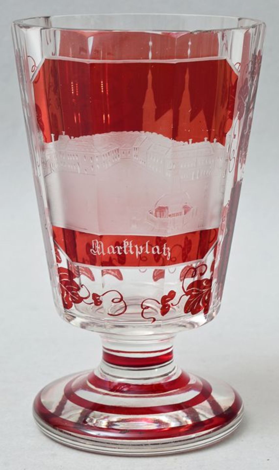 Andenken an Bad Salzungen/ glass goblet - Image 3 of 3