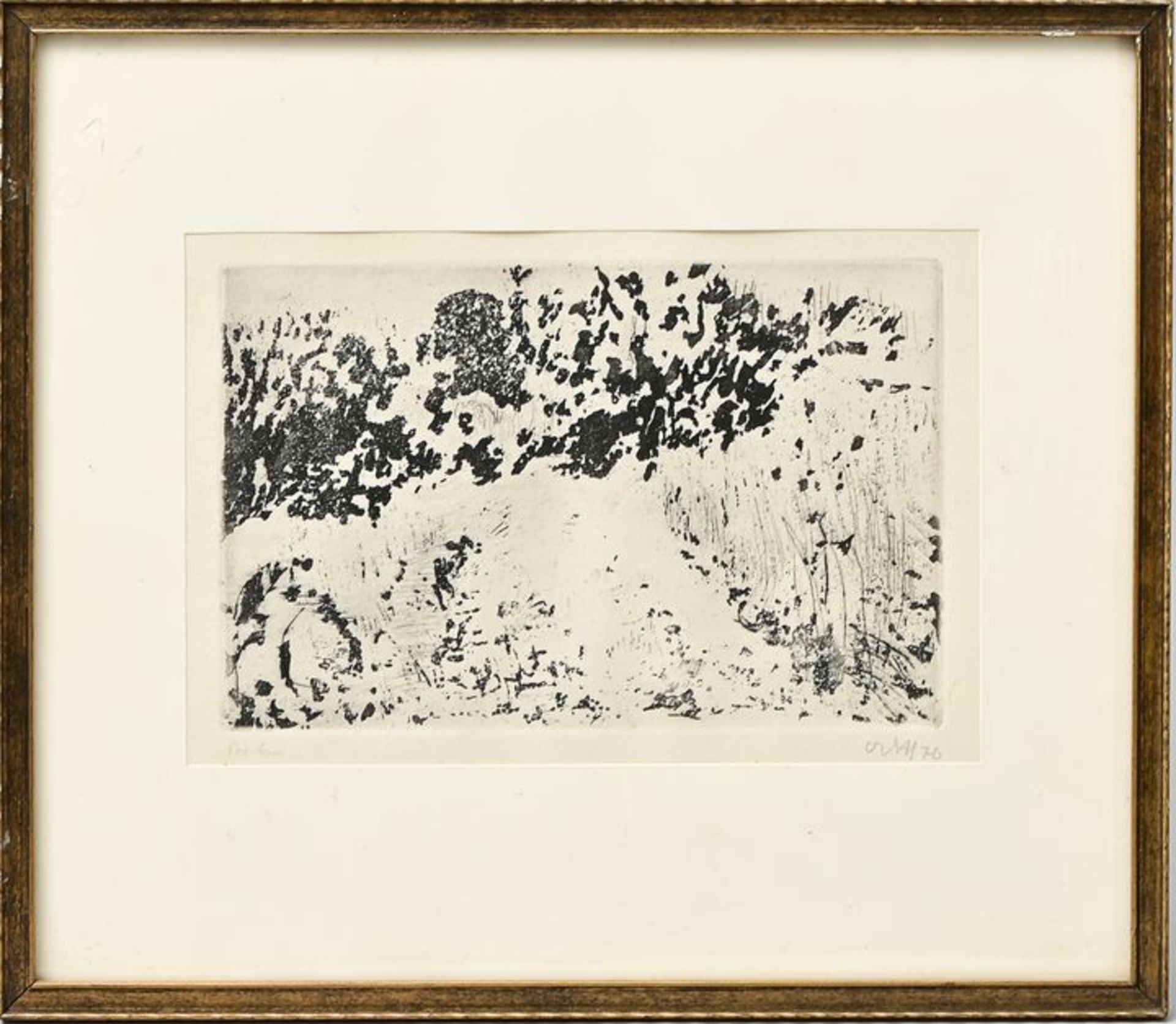 Niemeyer-Holstein: Aquatinta/ aquatint print - Image 4 of 5