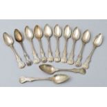 Elf Silberlöffel/ silver spoons