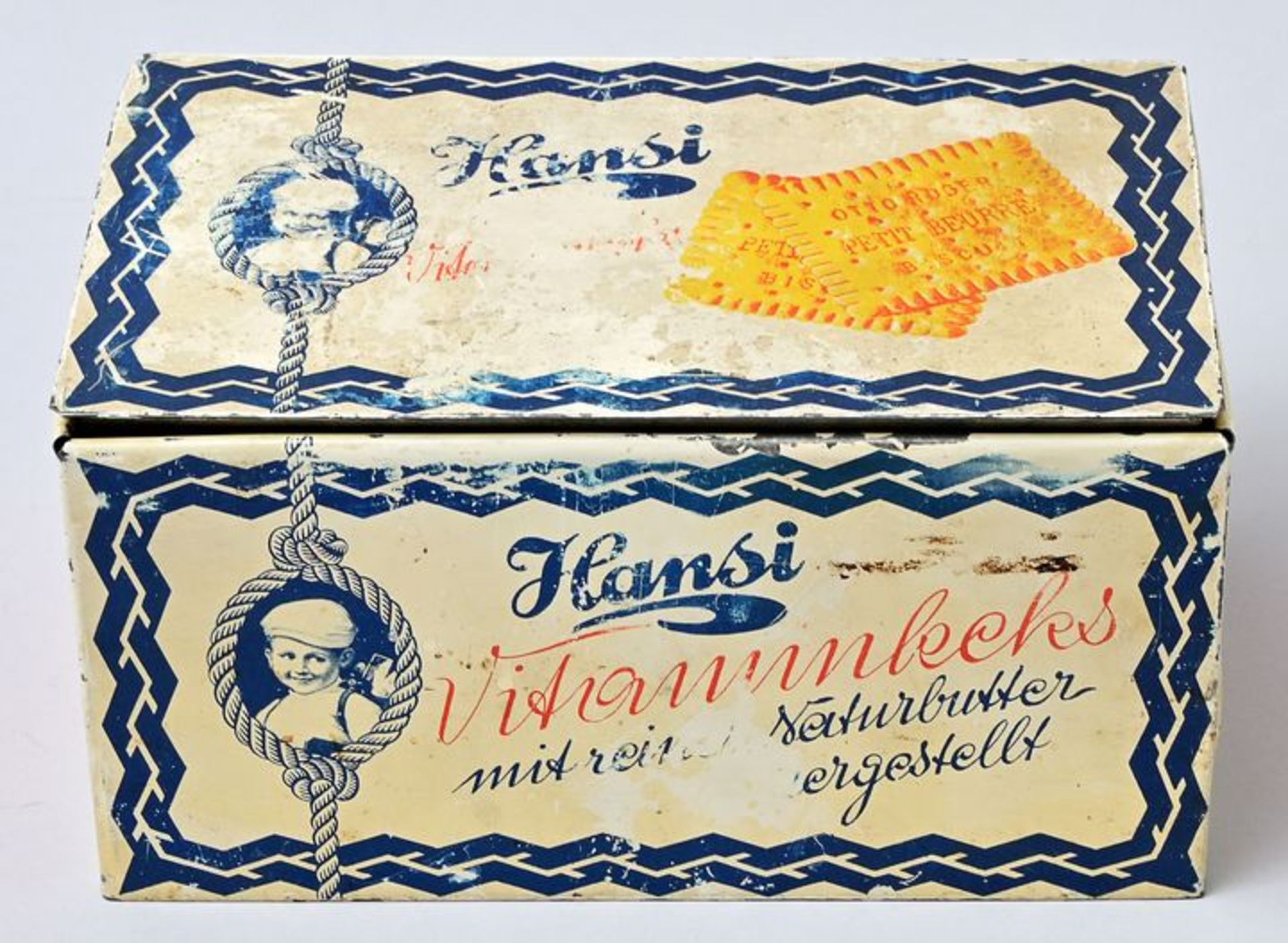 Blechdose Hansi Vitaminkeks / tin can for cockies