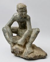 Speckstein-Skulptur/ soapstone sculpture