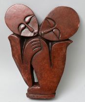 Speckstein-Skulptur Simbabwe/ soapstone carving