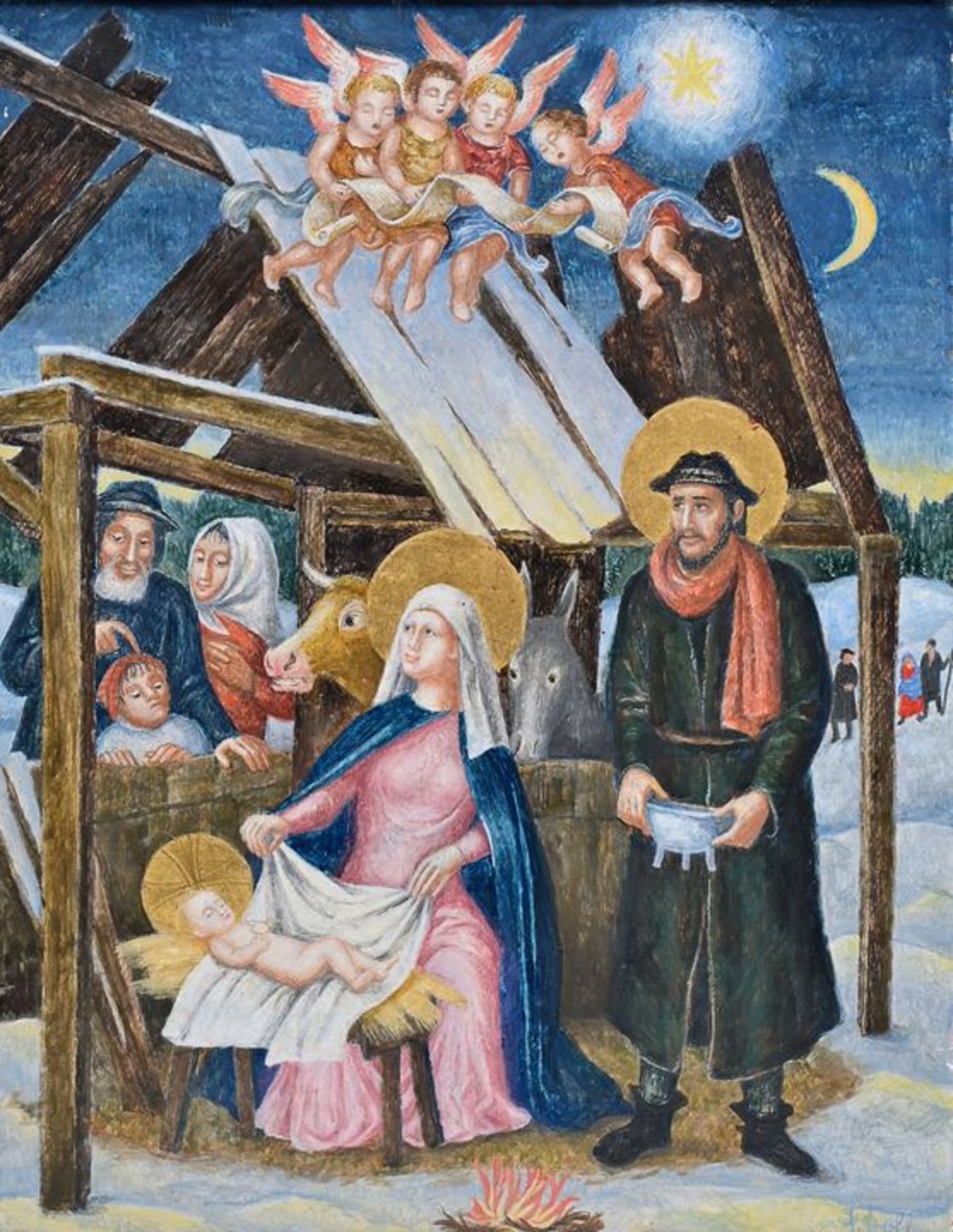 Doll: Christi Geburt/ birth of Christ