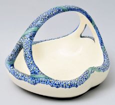 Karlsruher Majolika/ ceramic bowl