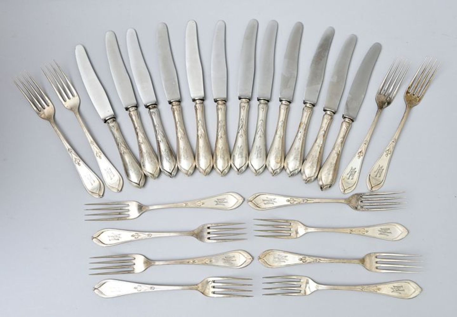 Jugendstilbesteck Bremer Lilie/ art nouveau silver cutlery