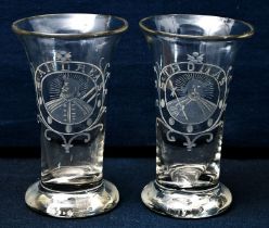 Paar Gläser/ set of two glasses