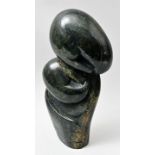 Specksteinskulptur Mutter und Kind/ soapstone sculpture