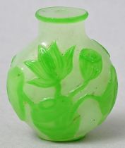 Snuff bottle Peking-Glas/ snuff bottle