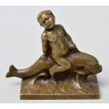 Pöppelmann: Putto/ bronze