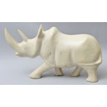 Steinskulptur Rhinozeros/ rhino