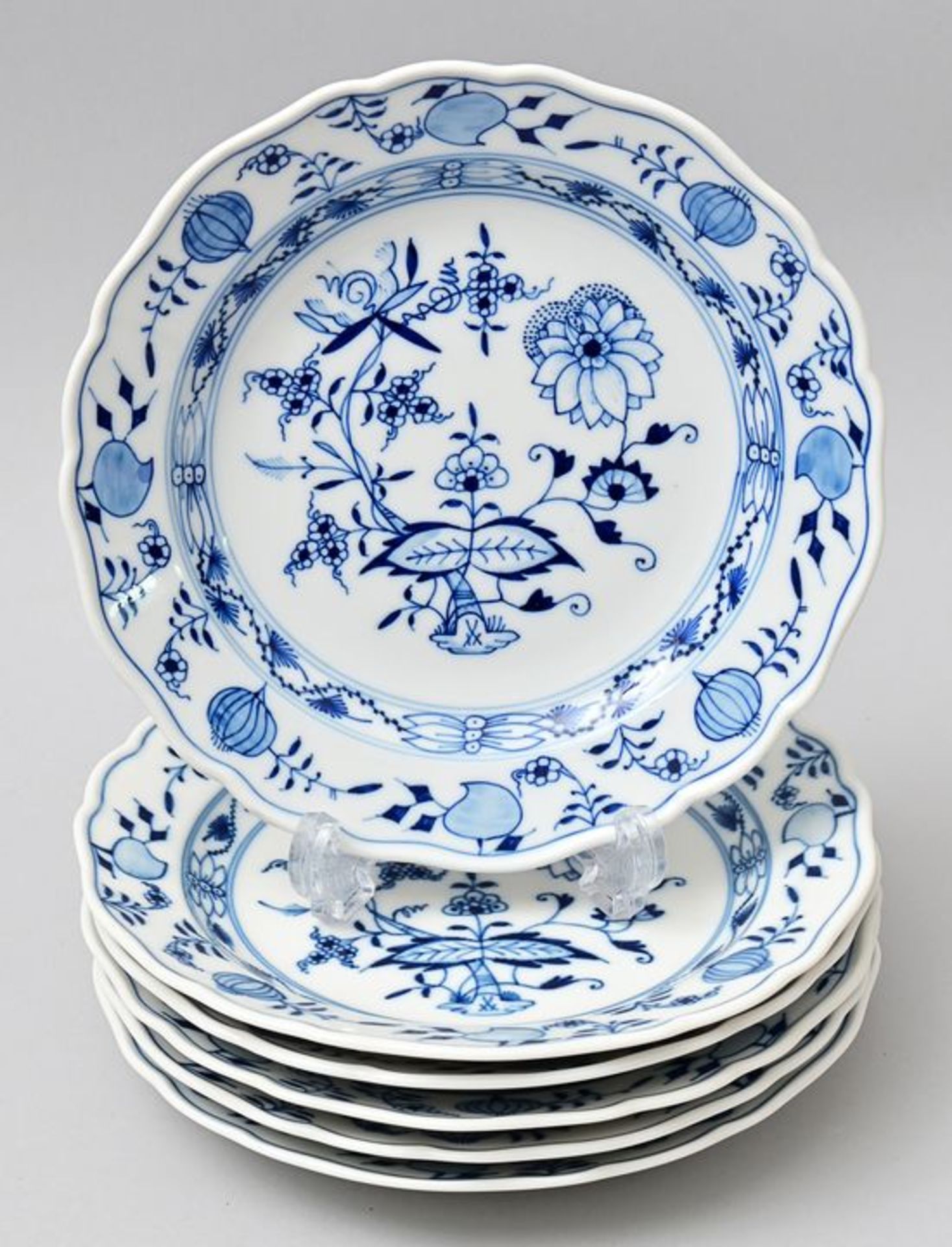 Acht Kuchenteller, Meissen / eight plates