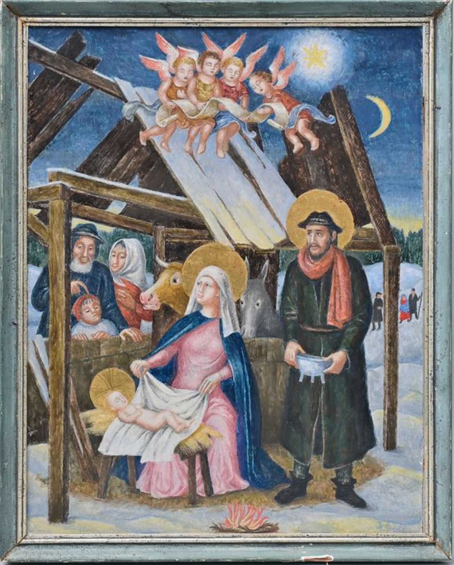 Doll: Christi Geburt/ birth of Christ - Image 5 of 7