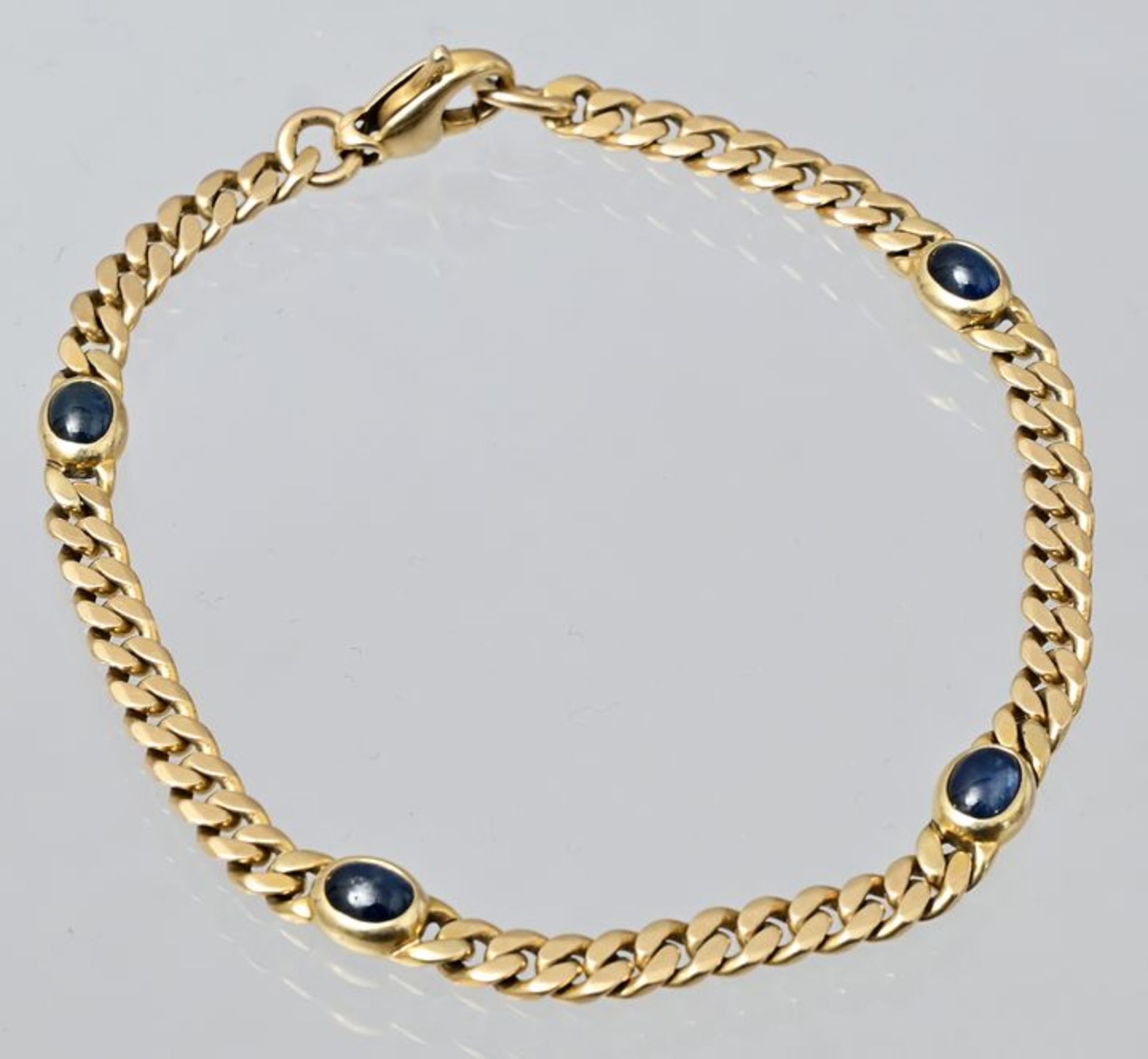 Armband Gold/ Saphir/ bracelet