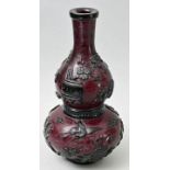 Flaschenvase Peking-Glas/ Peking glass bottle