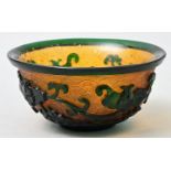 Schale Peking-Glas/ Peking glass bowl