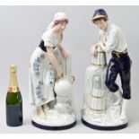Figurenpaar Royal Dux/ two porcelain figures