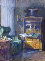 Claudius: Interieur/ watercolour