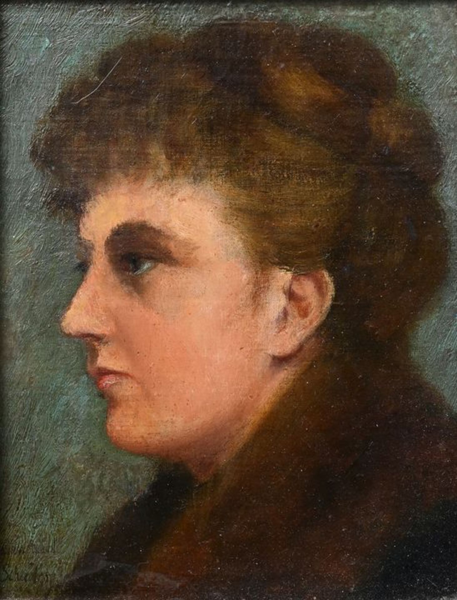 Damenbildnis/ a ladie's portrait