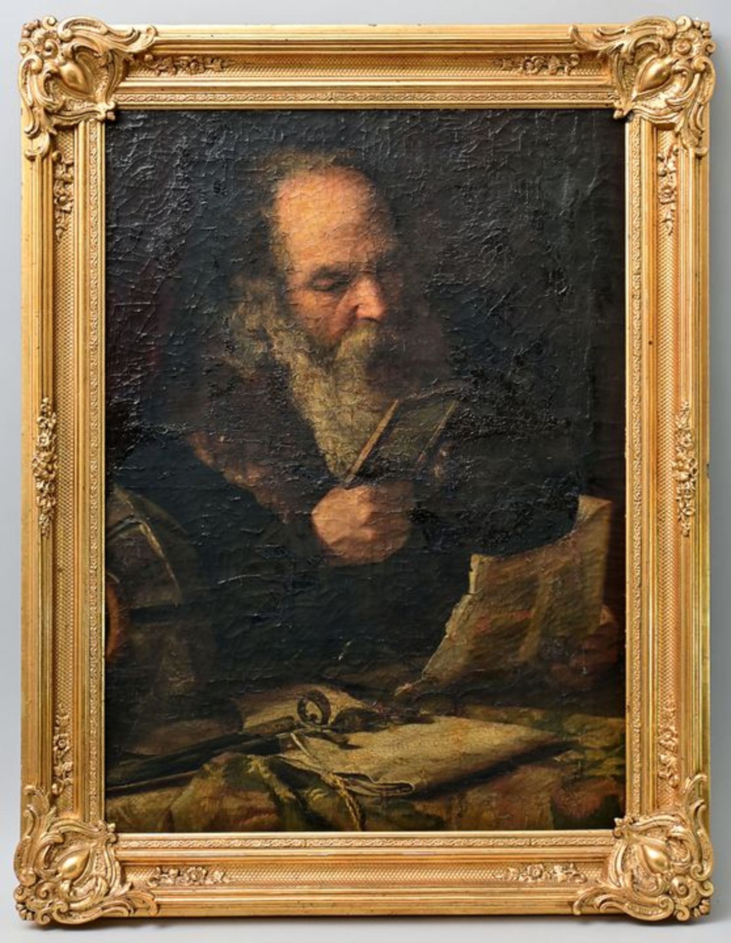 Barockmaler: Hl. Paulus/ Saint Paul - Image 4 of 5