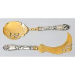 Jugendstil-Eis-Servierbesteck/ art nouveau cutlery