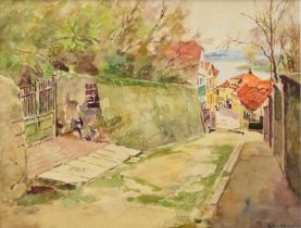 Monogrammist: Altwachwitz/ watercolour