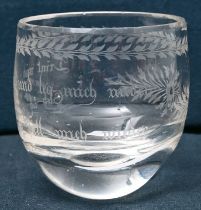 Kugelbecher/ glass cup