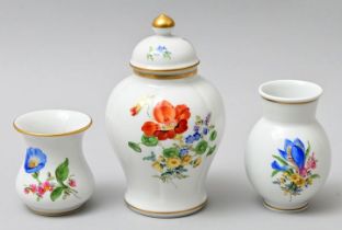 Teedose, Vasen Meissen/ tea box, vases