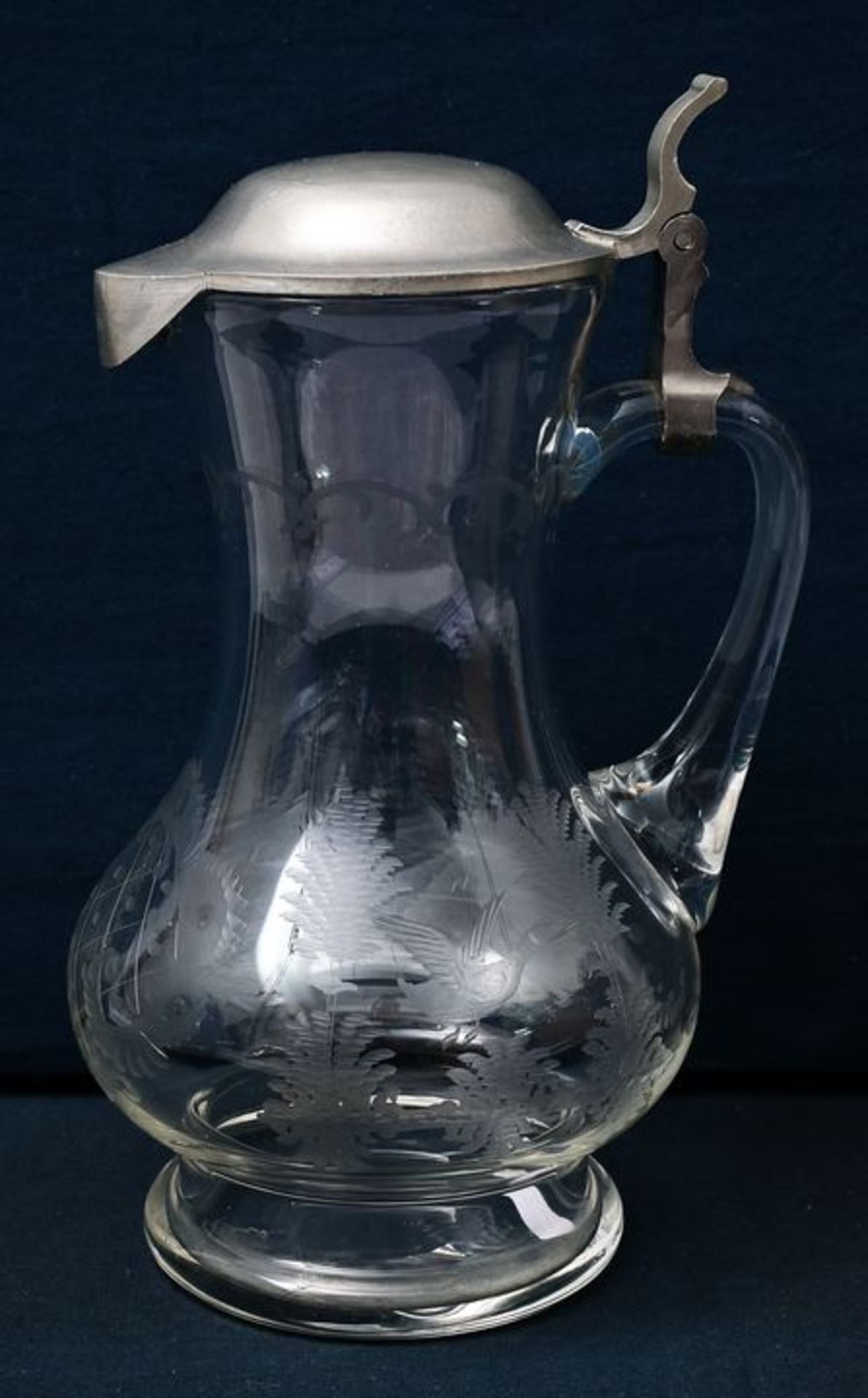 Glaskrug/ glass jug