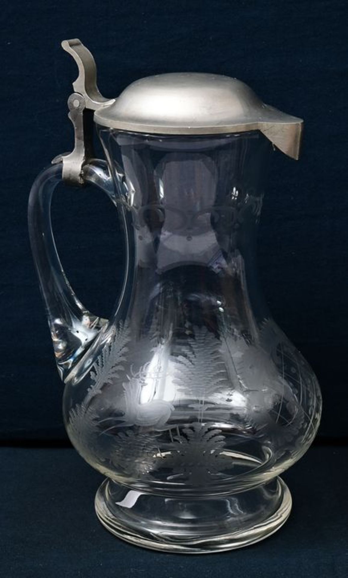 Glaskrug/ glass jug - Image 2 of 3